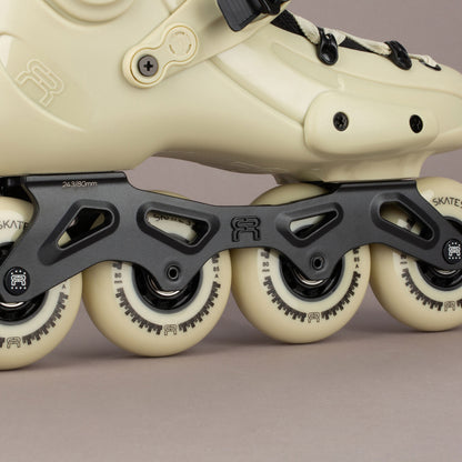 FR Skates FR3 80 Sand urban freeride inline skates with rockerable X3R frame.