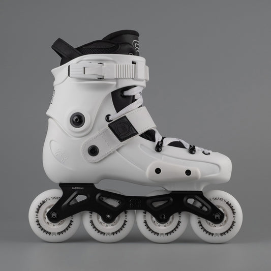 FR Skates FRX 80 White urban freeride inline skates 4x80 for urban, city skating and freestyle