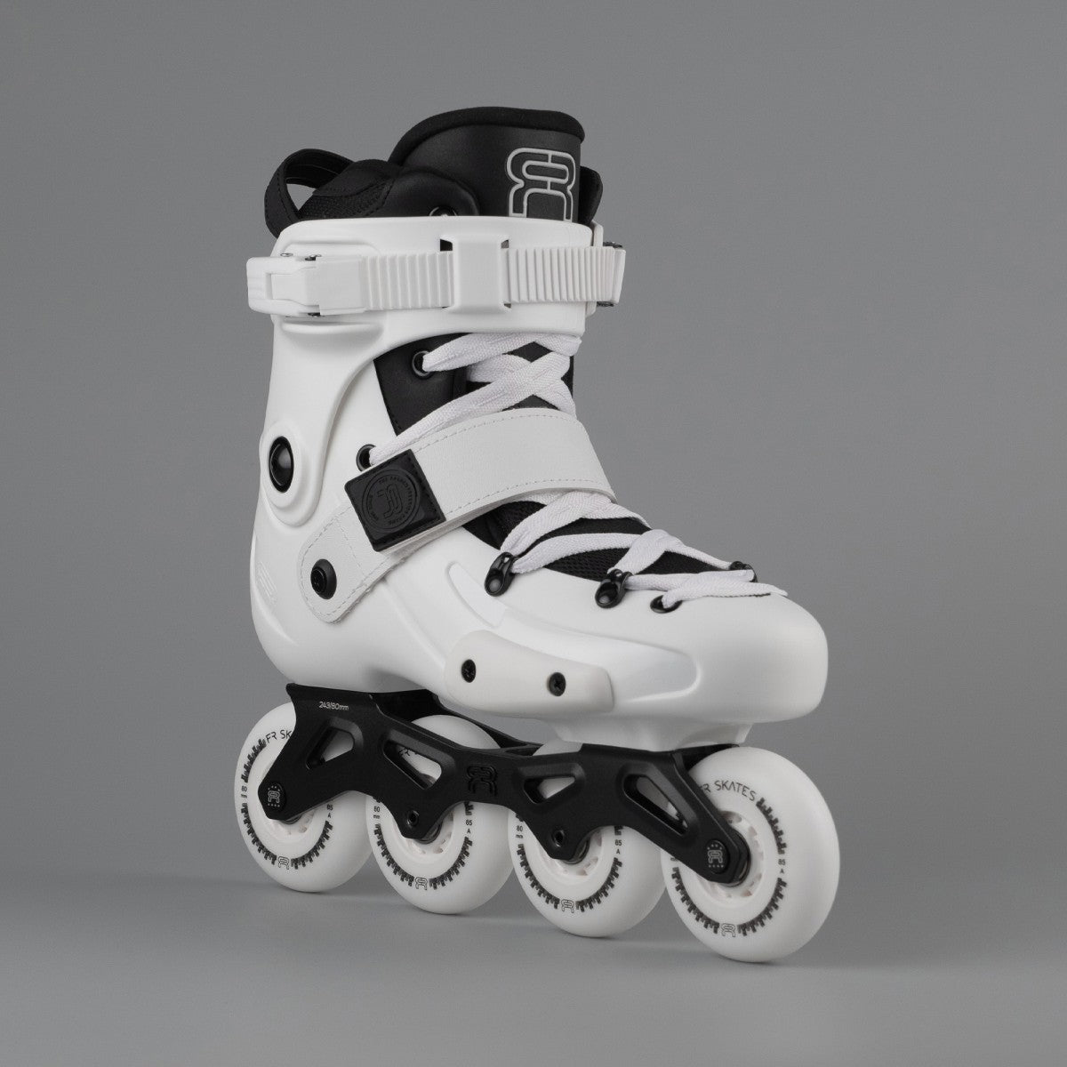 FR Skates FRX 80 White urban freeride inline skates 4x80 for urban, city skating and freestyle