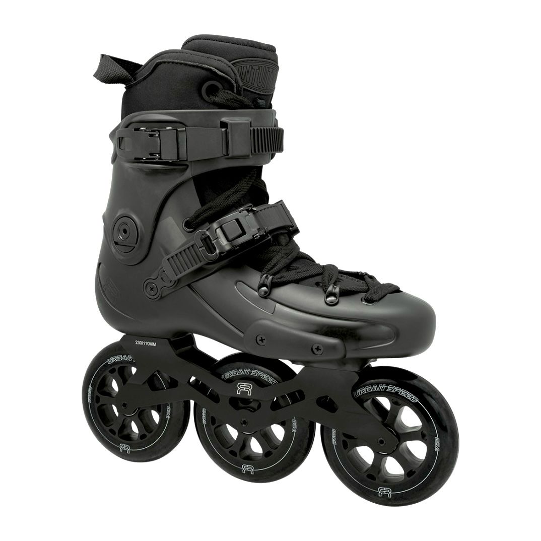 FR Skates FR1 310 Intuition Black freeride inline skates with Intuition liner and 3x110 setup