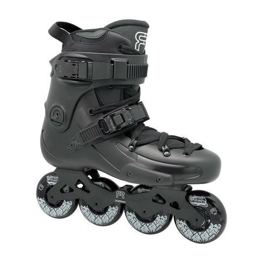 FR Skates FR1 80 Black freeride inline skates for city and urban skating
