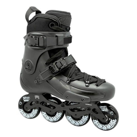 FR Skates FR1 80 Deluxe Intuition Black freeride inline skates for advanced skaters