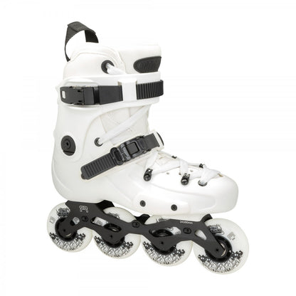 FR Skates FR1 80 Deluxe Intuition White 2025 freeride inline skates for expert urban skaters