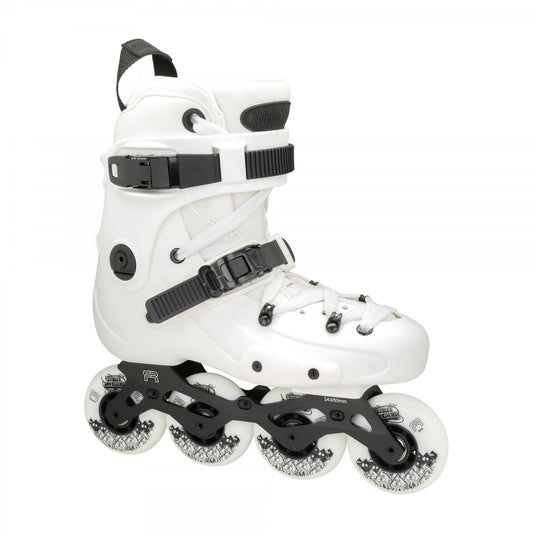 FR Skates FR1 80 Deluxe Intuition White 2025 freeride inline skates for expert urban skaters