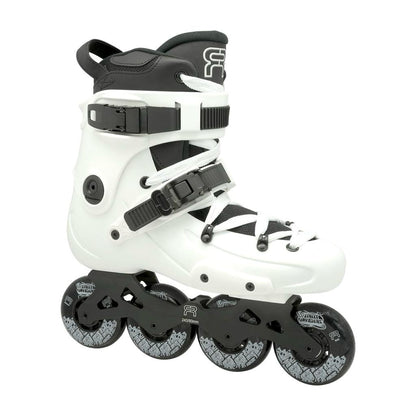 FR Skates FR1 80 White freeride inline skates for city and urban skating