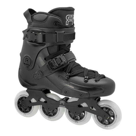 FR Skates FR1 84 Black freeride inline skates for urban freeride and city skating