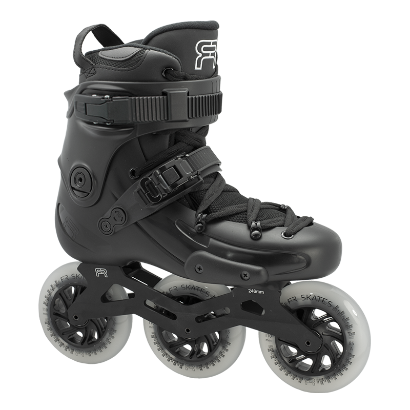 FR Skates FR2 310 Black urban freeride inline skates 3x110 for urban and city skating