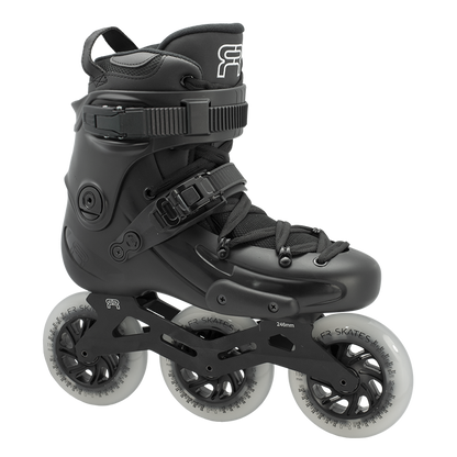 FR Skates FR2 310 Black urban freeride inline skates 3x110 for urban and city skating