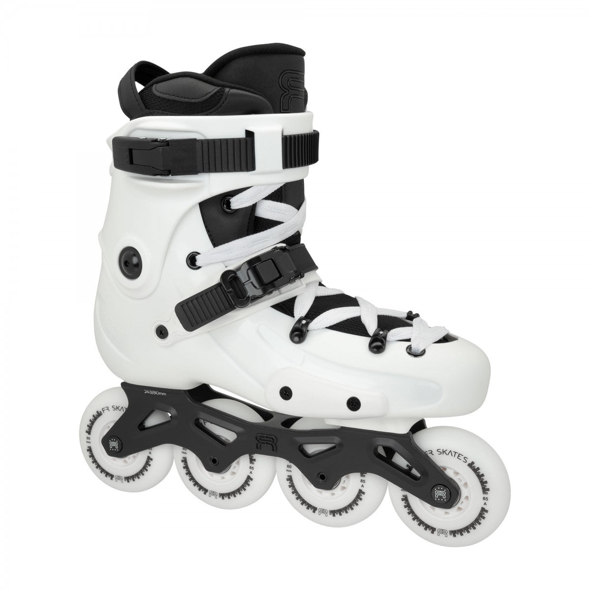 FR Skates FR3 80 White urban freeride inline skates 4x80 for urban, city skating and freestyle