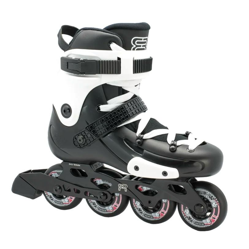 FR Skates - FRW 80 Black & White