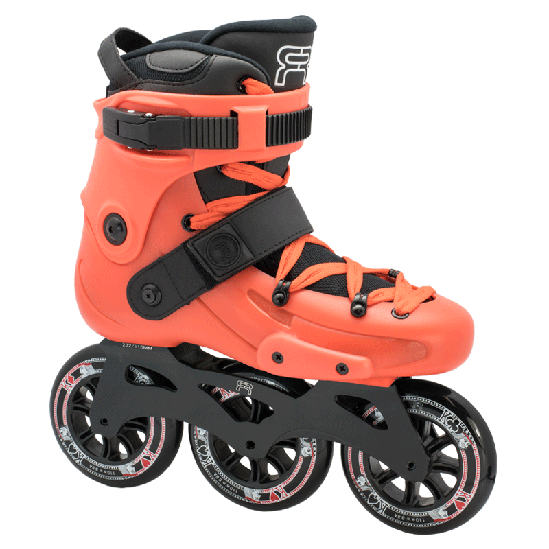 FR Skates FRX 310 Orange urban freeride inline skates 4x80 for urban freeride, and city skating