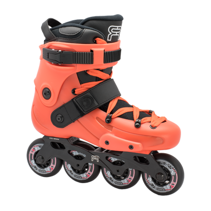 FR Skates FRX 80 Orange urban freeride inline skates 4x0 for urban, city skating and freestyle