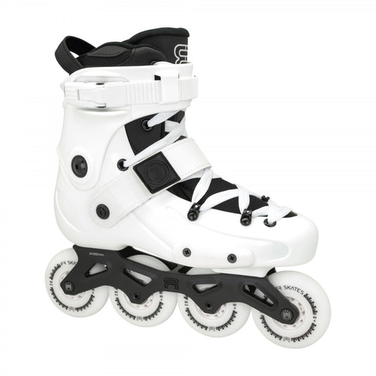 FR Skates FRX 80 White urban freeride inline skates 4x80 for urban, city skating and freestyle