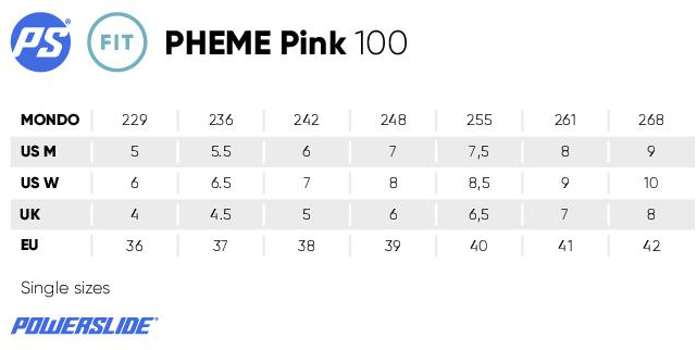 Powerslide PHEME Pink 100 fitness inline skates for women – elegant and high-performance