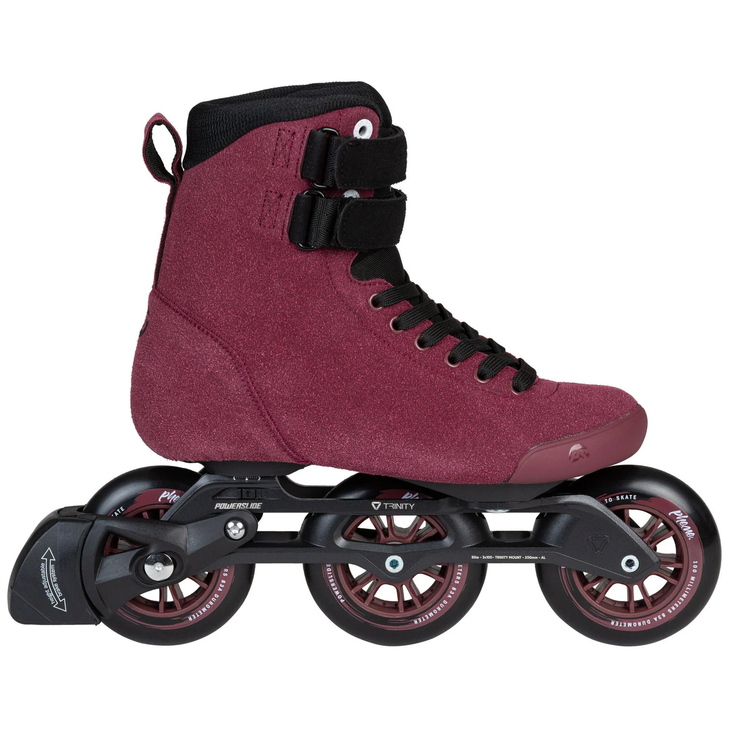 Powerslide PHEME Wine 100 fitness inline skates for women – elegant and high-performance