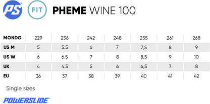 Powerslide PHEME Wine 100 fitness inline skates for women – elegant and high-performance