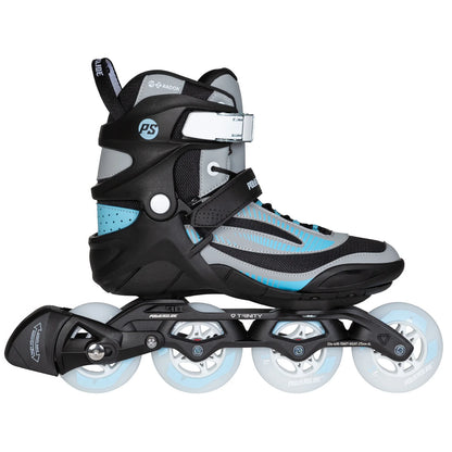 Powerslide Phuzion Radon Slate Grey 84 fitness inline skates with TRINITY mounting and 84mm wheels
