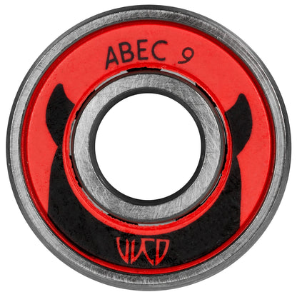 Wicked ABEC 9 FS inline skate bearings with high-precision performance